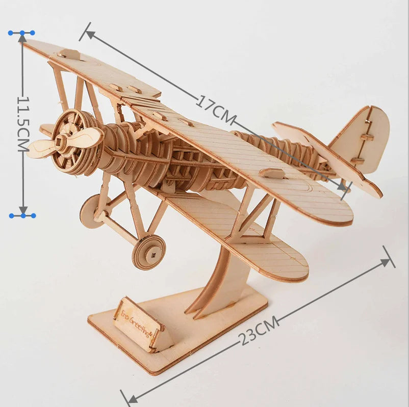 Avion Retro - Maquette 3D