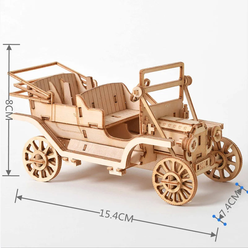 Voiture Retro - Maquette 3D